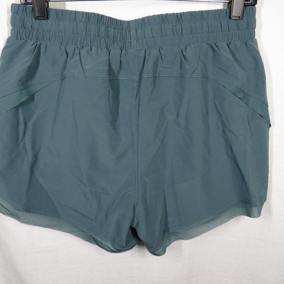NWT Halara Blue Spruce Mesh Trim Crossover Side 2-in-1 Shorts - Picture 12 of 12